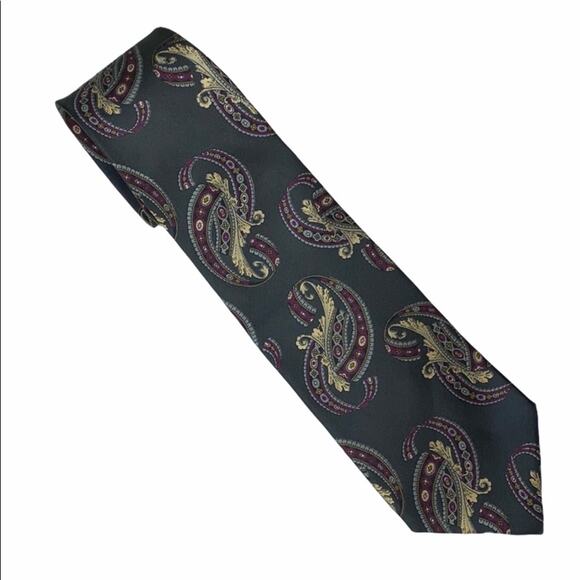 Silk Accents Paisley Silk Men's Tie - Picture 1 of 6